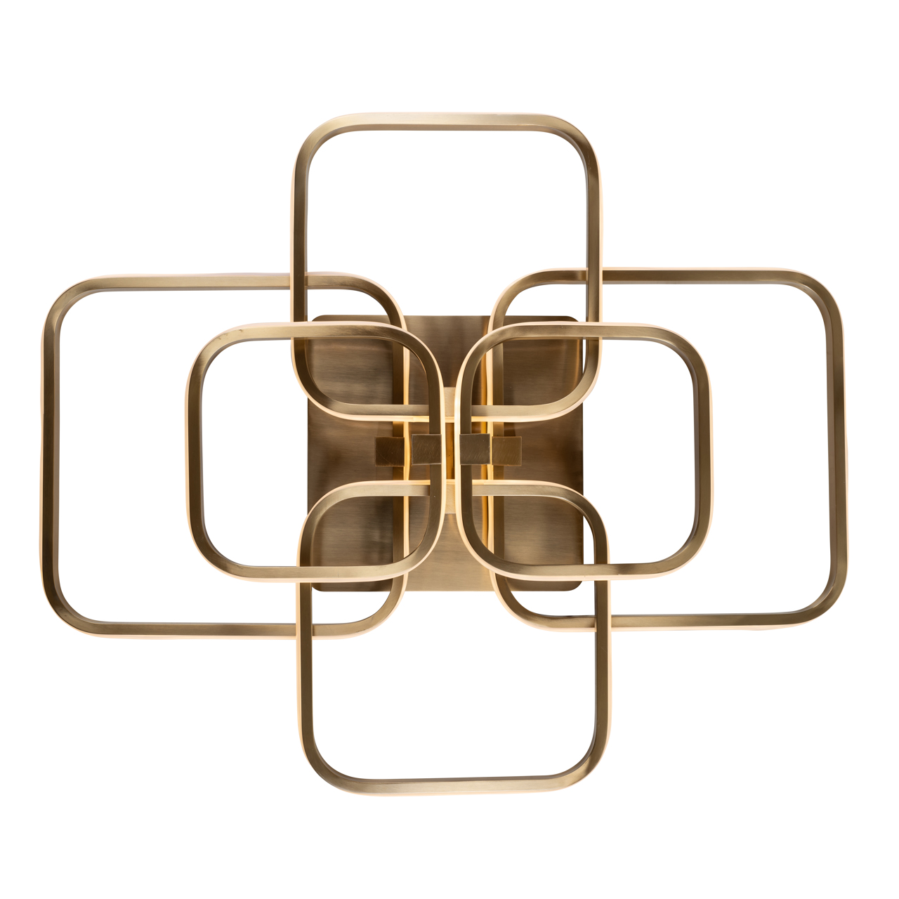 Richmond Interiors Plafondlamp Cailey brushed gold