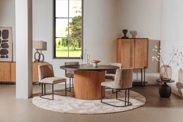 SHOWMODEL Tower Living eettafel Palazzo 150 cm rond teak