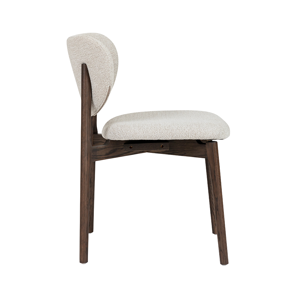 Tower Living Pimonte Stoel - Sahara 152 beige - Espresso