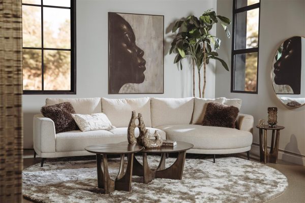 Tower Living Prescot Chaise L + 2 5-AR - Sahara 120 sand
