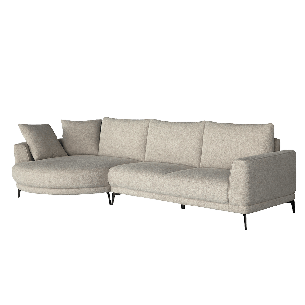 Tower Living Prescot Chaise L + 2 5-AR - Sahara 120 sand