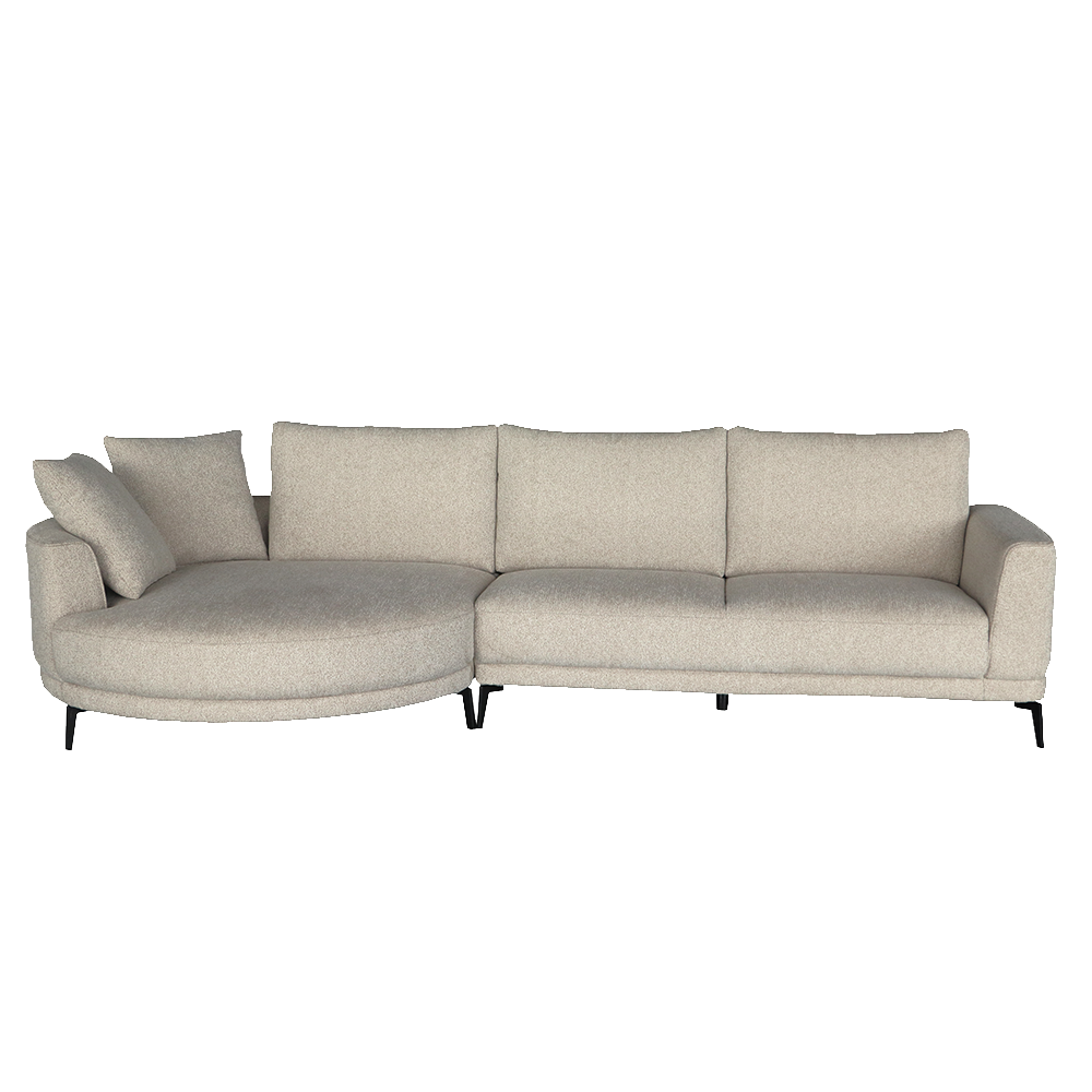 Tower Living Prescot Chaise L + 2 5-AR - Sahara 120 sand