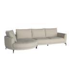Tower Living Prescot Chaise L + 2 5-AR - Sahara 120 sand