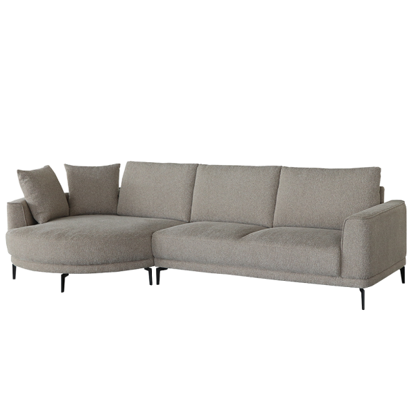 Tower Living Prescot Chaise L + 2 5-AR - Sahara 400 espresso