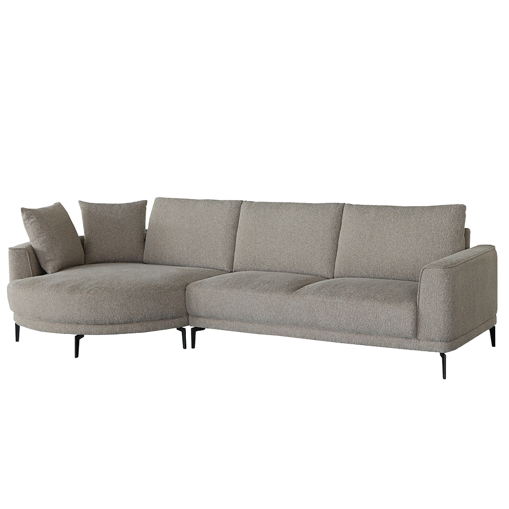Tower Living Prescot Chaise L + 2 5-AR - Sahara 400 espresso