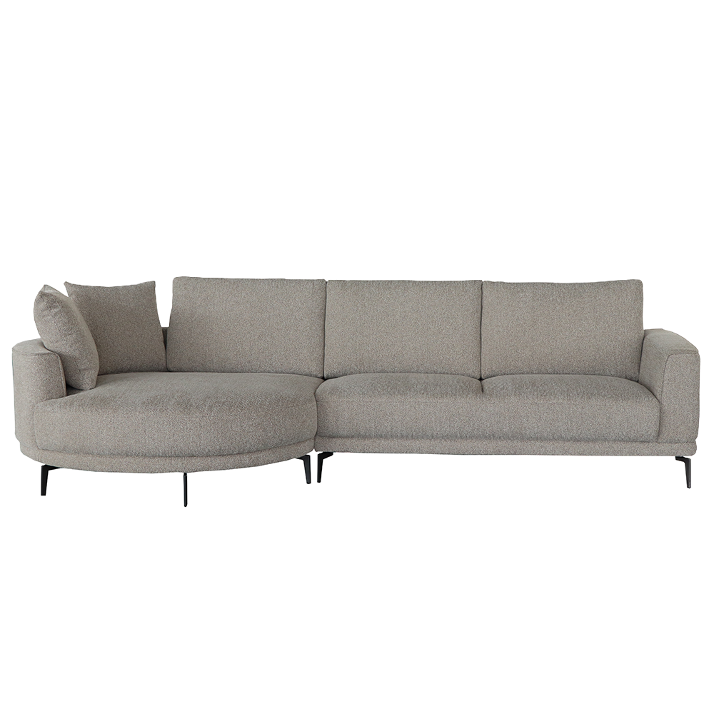 Tower Living Prescot Chaise L + 2 5-AR - Sahara 400 espresso