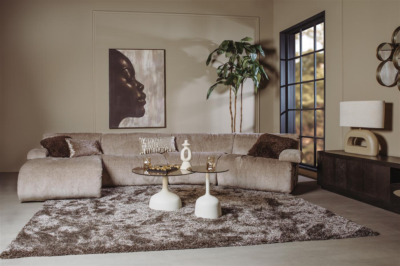 Tower Living Redford Chaise Lounge no arm - Touch 04 taupe