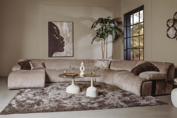 Tower Living Redford Chaise Lounge no arm - Touch 04 taupe