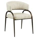 Richmond Interiors Eetkamerstoel Charda beige angora