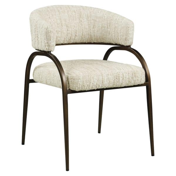 Richmond Interiors Eetkamerstoel Charda beige angora