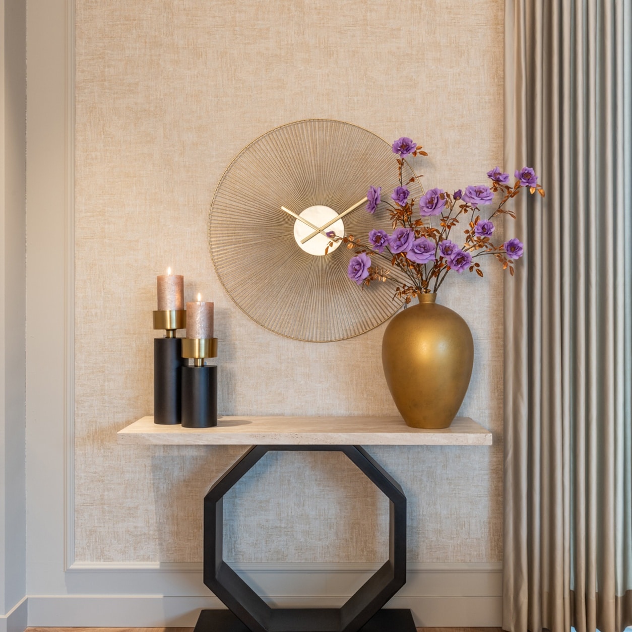 Richmond Interiors Klok Audrey gold