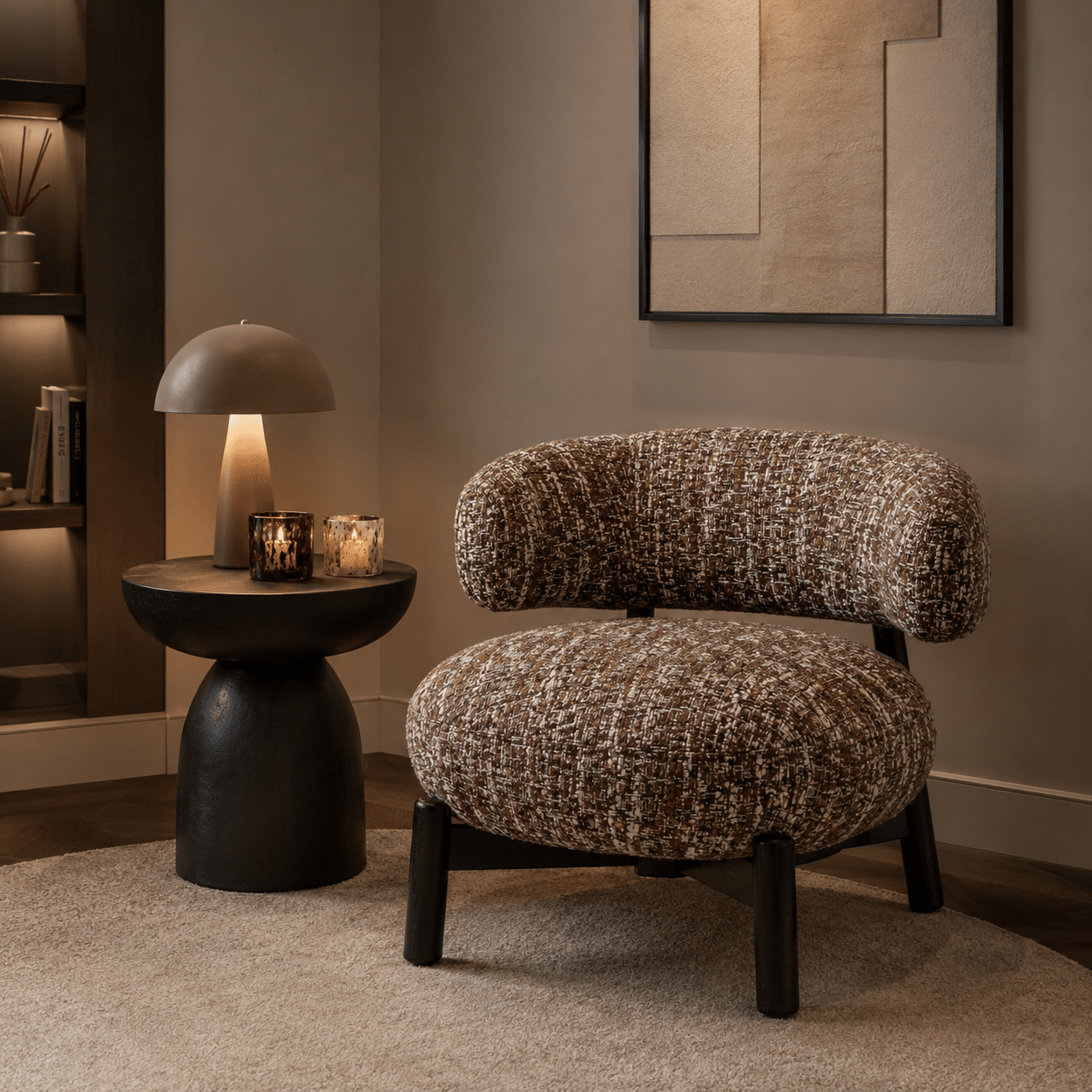 Richmond Interiors Lounge stoel Ornella hazel