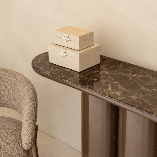 Richmond Interiors Opbergdoos Lillie ivory large