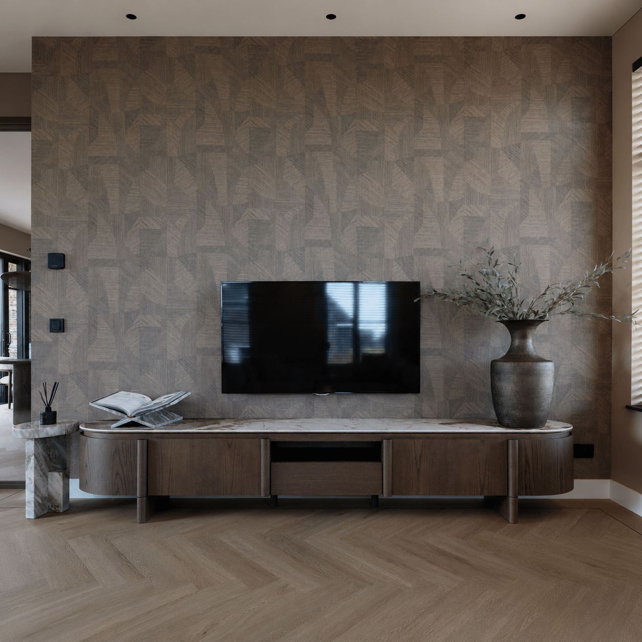 Richmond Interiors TV-meubel Langford brown