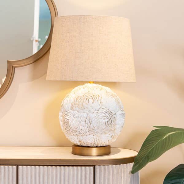 Richmond Interiors Tafellamp Jamie white