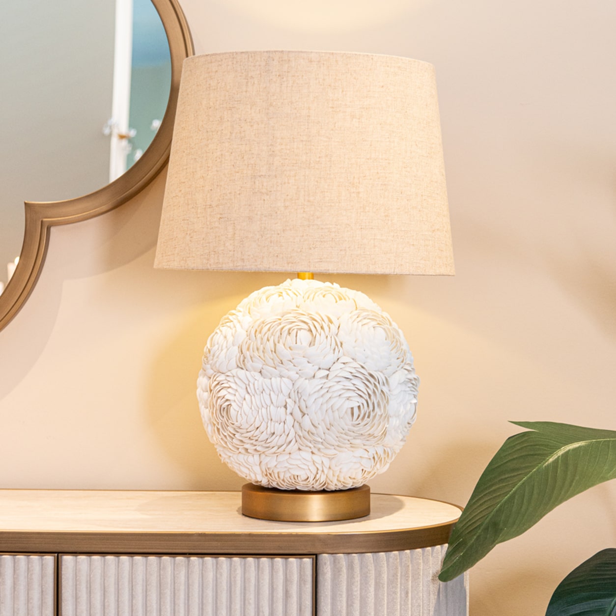 Richmond Interiors Tafellamp Jamie white
