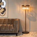 Richmond Interiors Vloerlamp Dagmar bronze