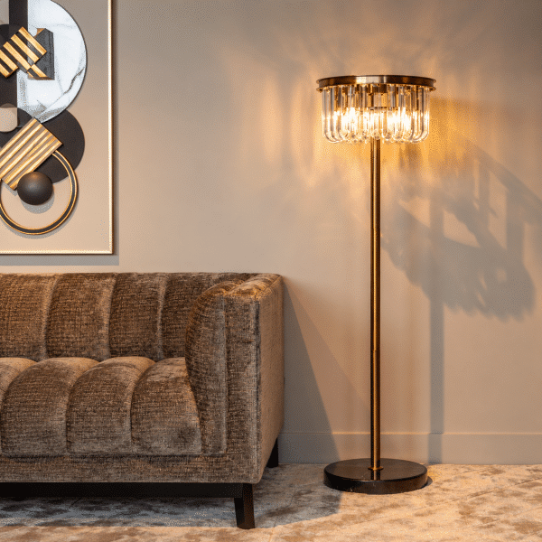 Richmond Interiors Vloerlamp Dagmar bronze