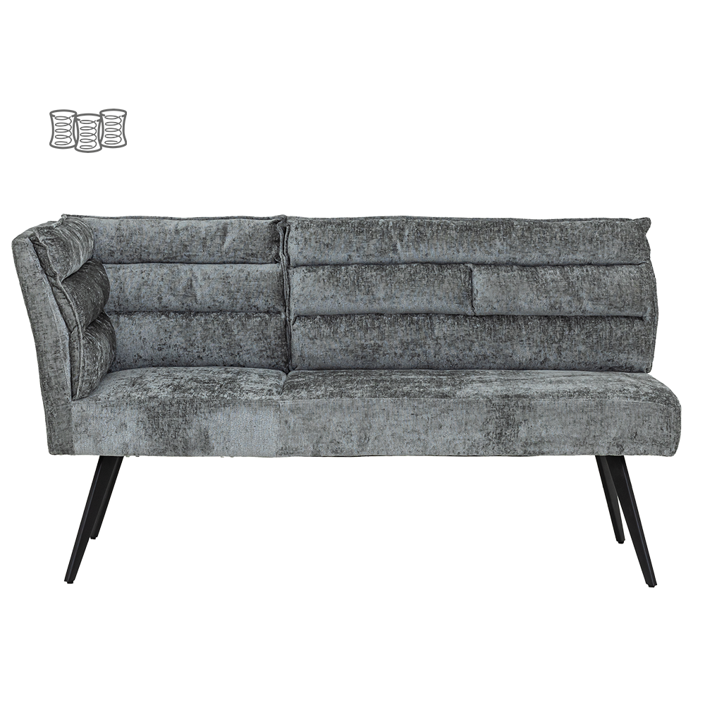 Tower Living Rosora Hoekbankje rechts 100 cm - HZ6068-85 grey