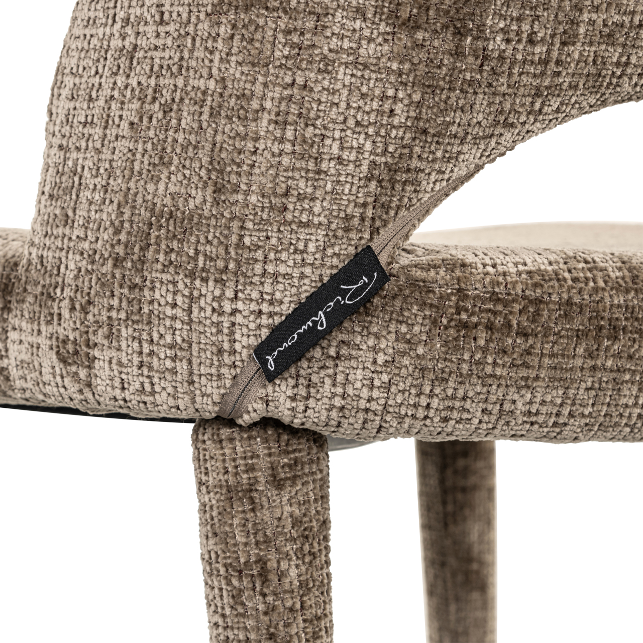 Richmond Interiors Eetkamerstoel Cecilia niagara stone fire retardant (Set of 2)