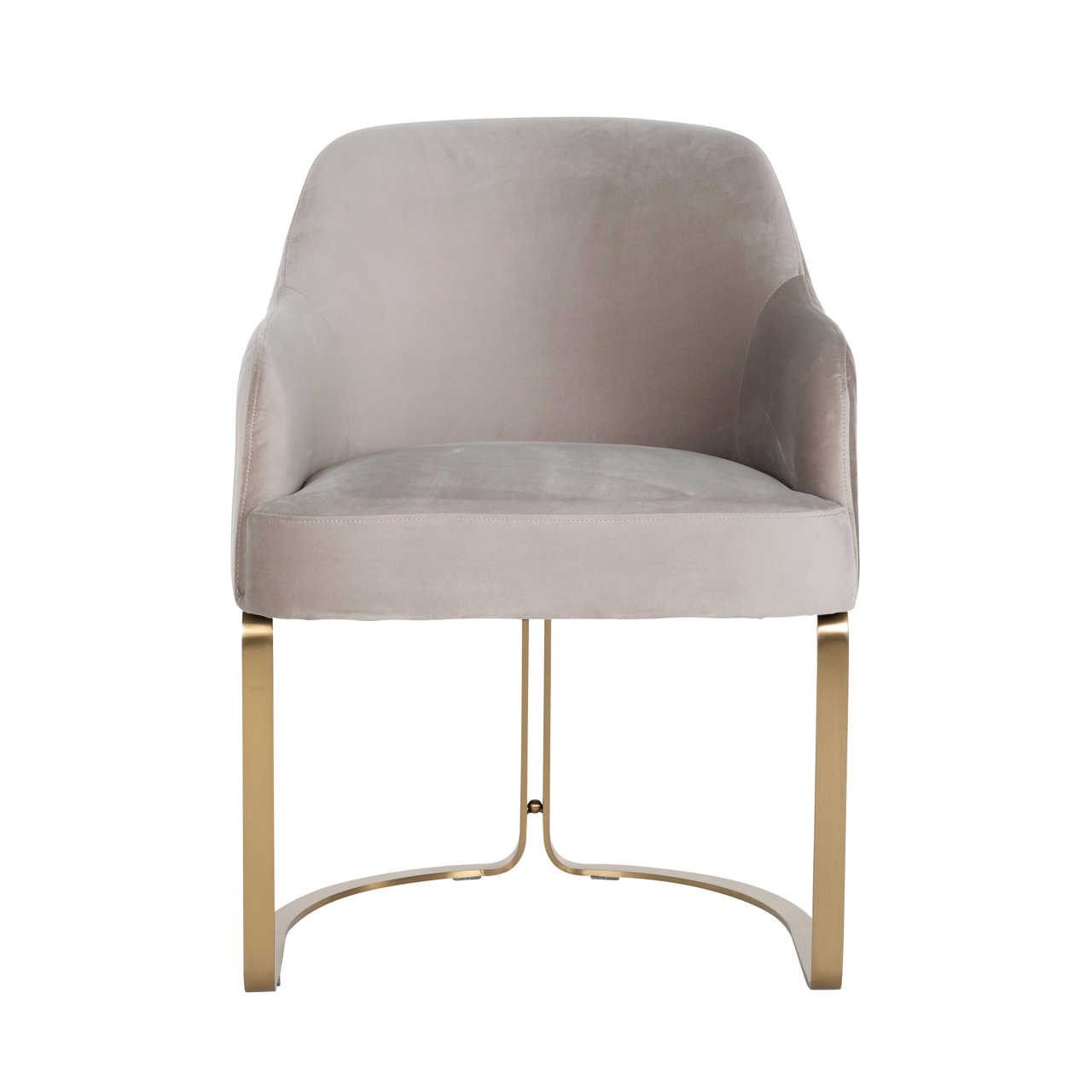 Richmond Interiors Eetkamerstoel Hadley khaki velvet fire retardant