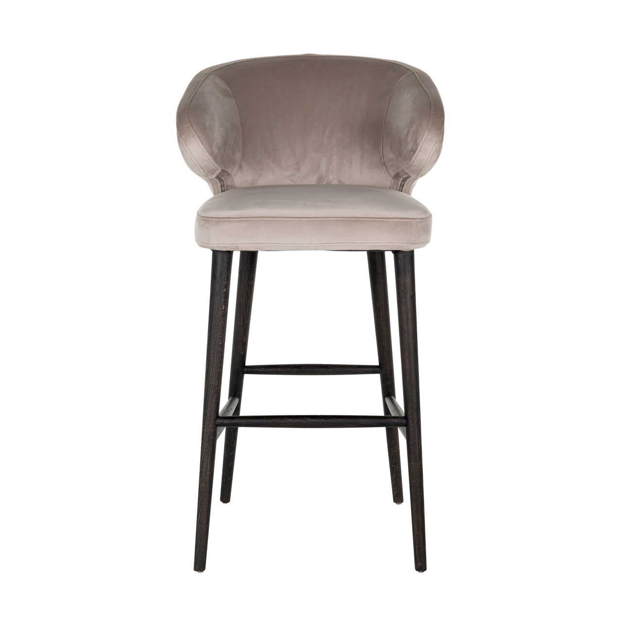 Richmond Interiors Barstoel Indigo khaki velvet