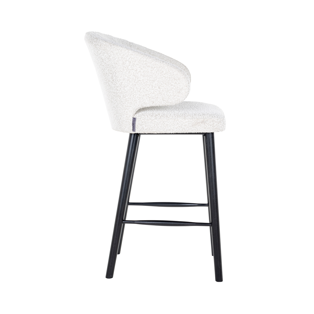 Richmond Interiors Barstoel Indigo white bouclé