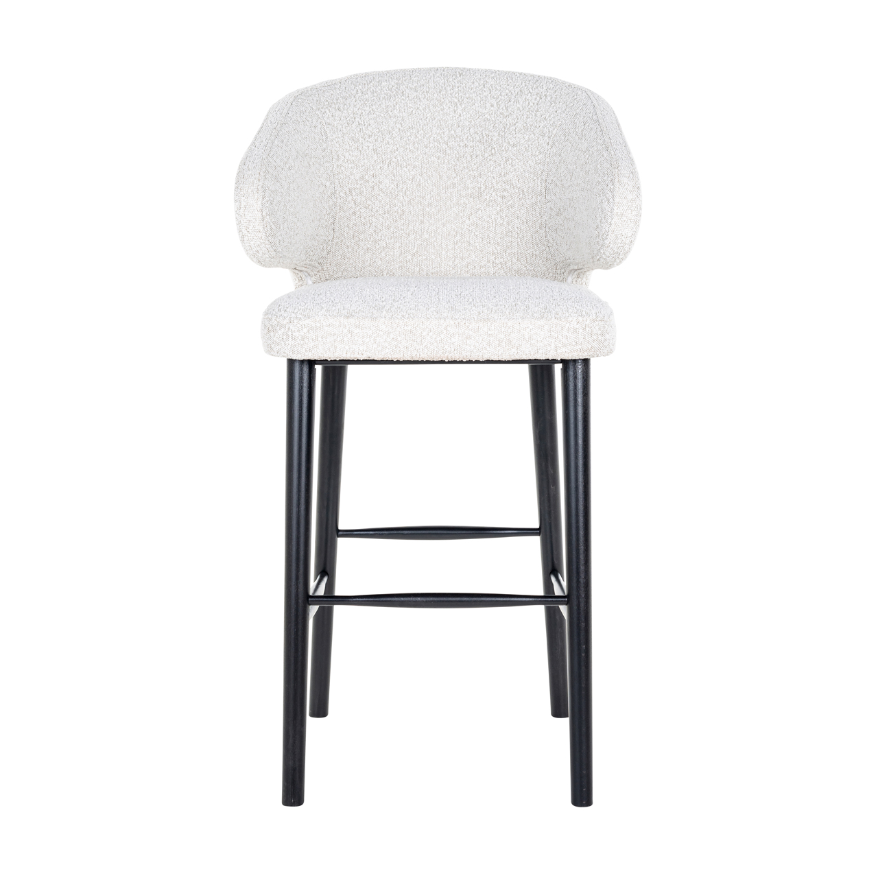 Richmond Interiors Barstoel Indigo white bouclé