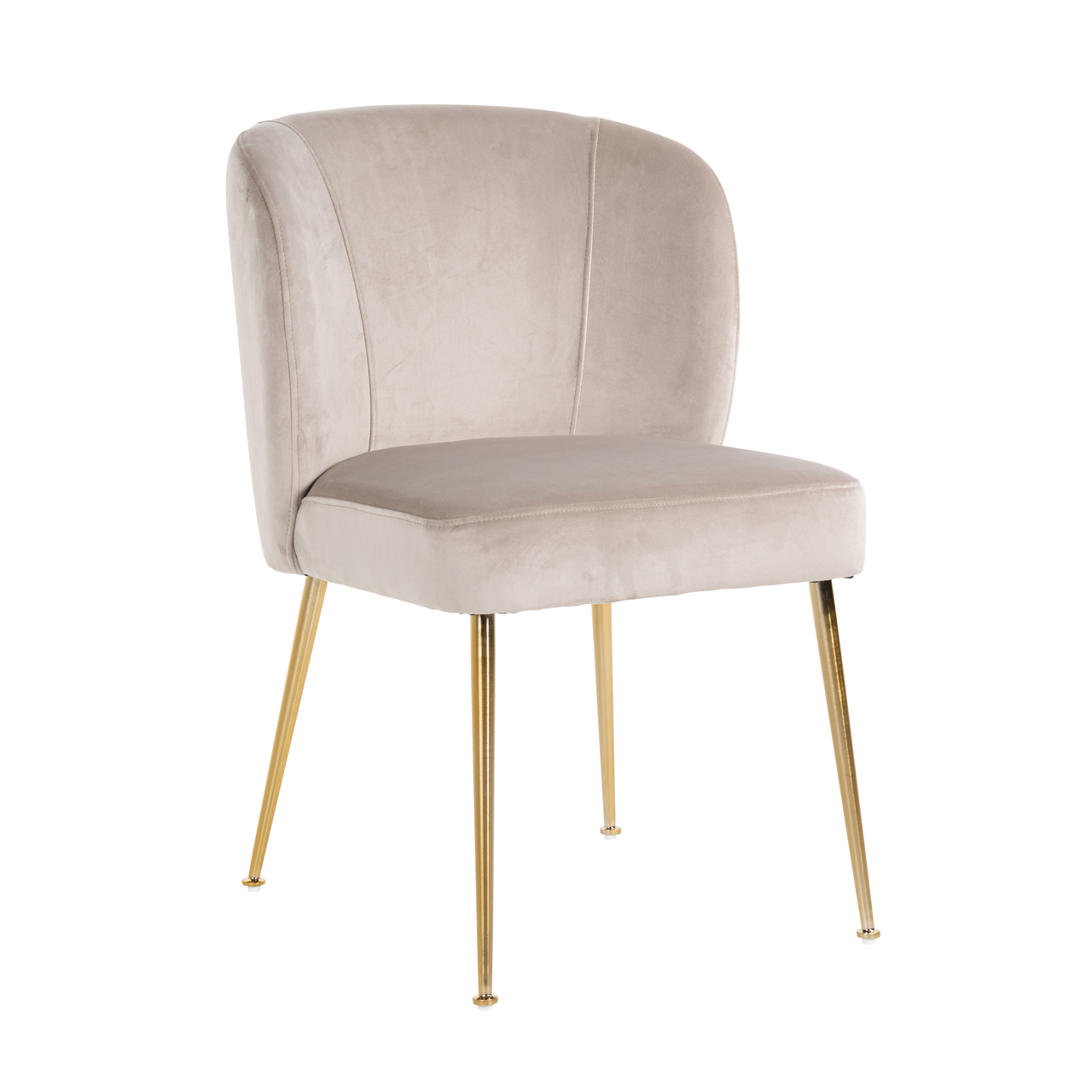 Richmond Interiors Eetkamerstoel Cannon khaki velvet