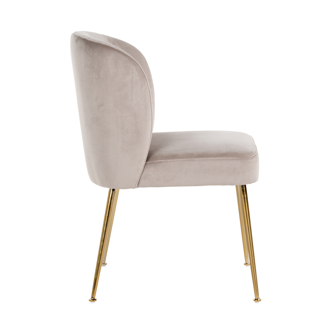 Richmond Interiors Eetkamerstoel Cannon khaki velvet