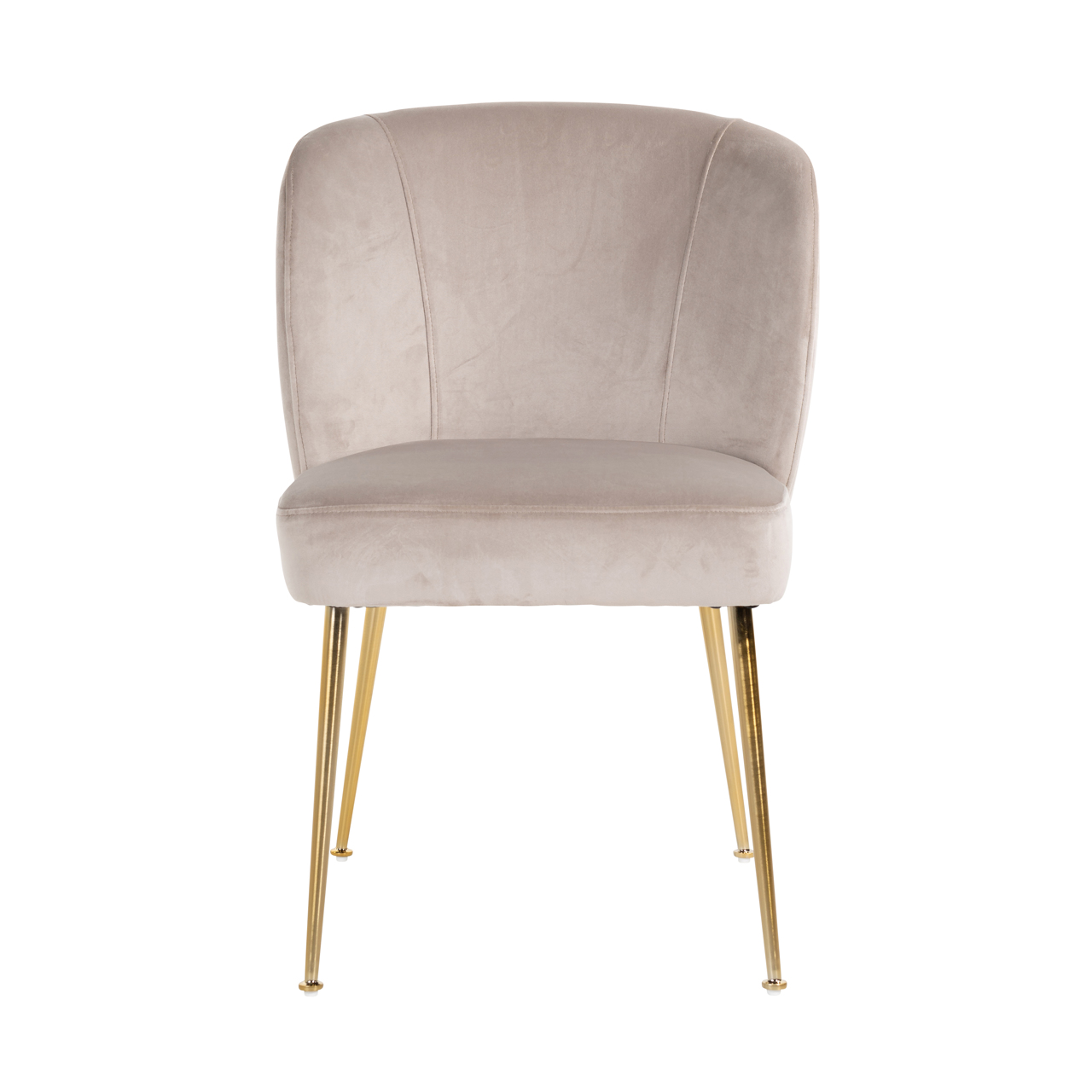 Richmond Interiors Eetkamerstoel Cannon khaki velvet