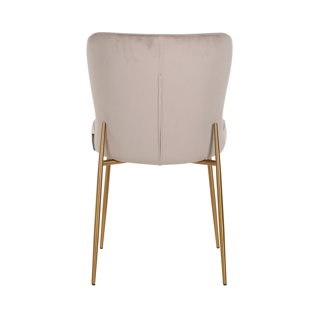 Richmond Interiors Eetkamerstoel Odessa khaki velvet fire retardant (Set of 2)