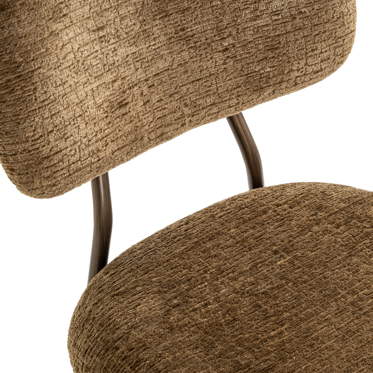 Richmond Interiors Counterstoel Xenia brandy fusion fire retardant (Set of 2)