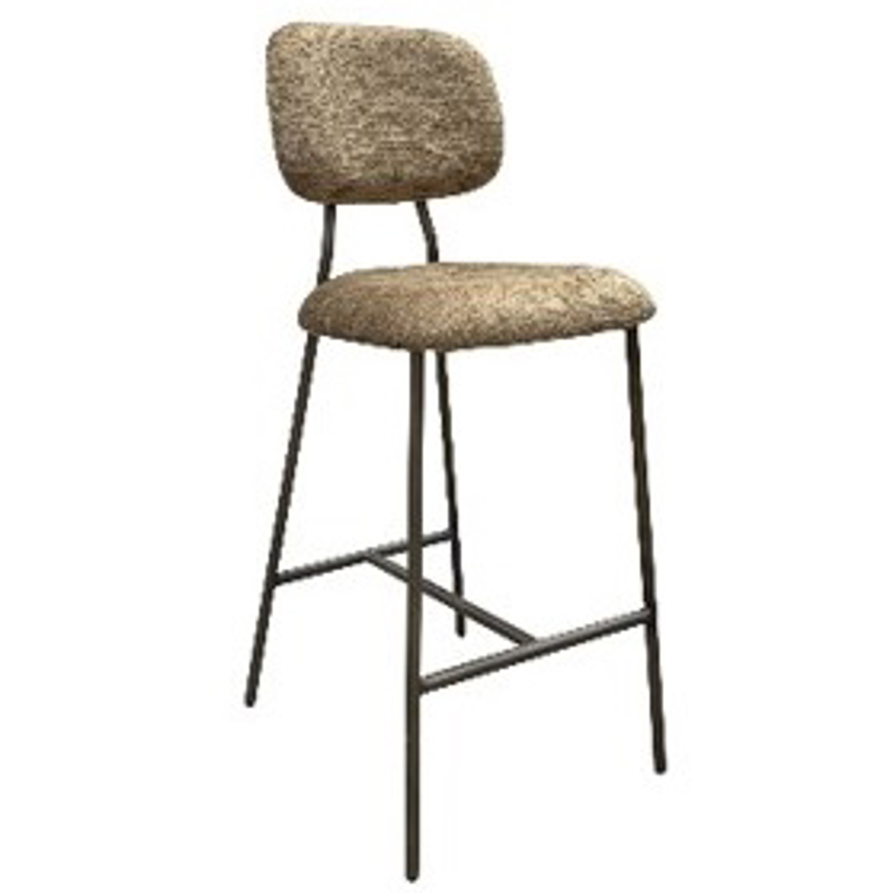 Richmond Interiors Counterstoel Xenia brandy fusion fire retardant (Set of 2)