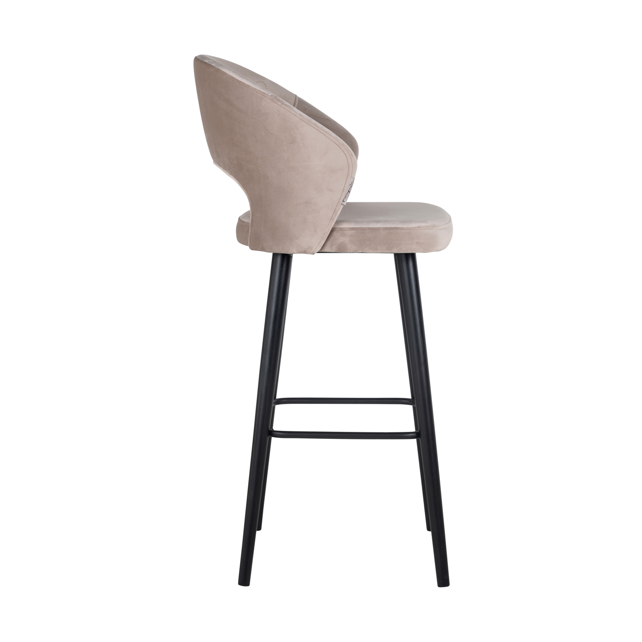 Richmond Interiors Barstoel Savoy khaki velvet