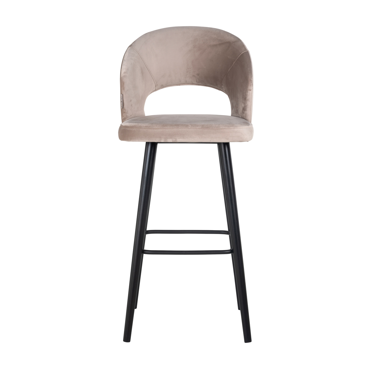 Richmond Interiors Barstoel Savoy khaki velvet