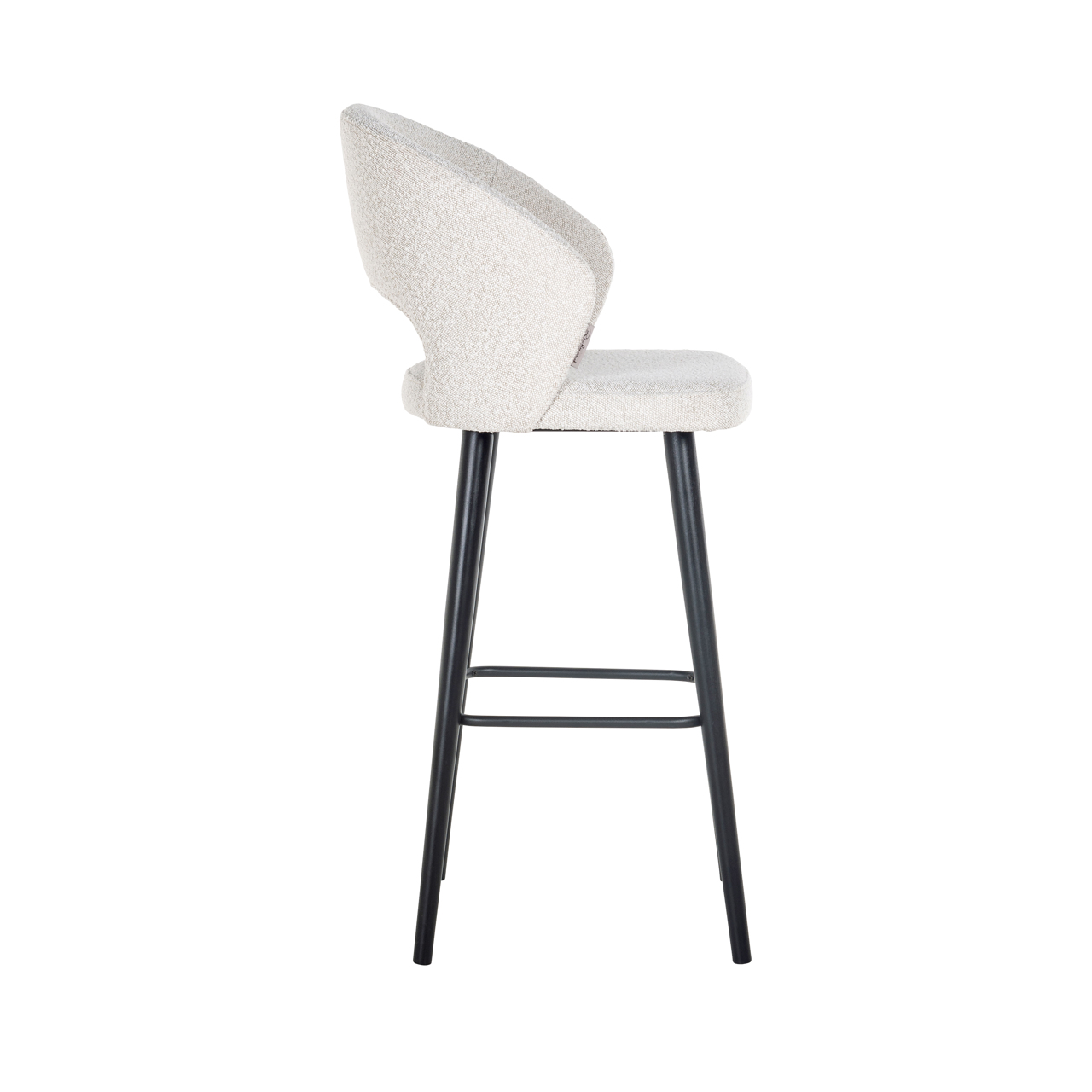 Richmond Interiors Barstoel Savoy white bouclé
