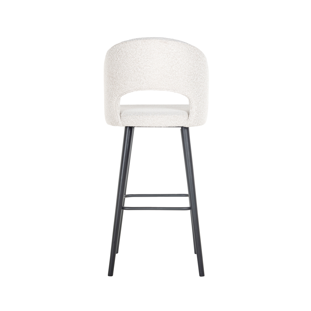 Richmond Interiors Barstoel Savoy white bouclé