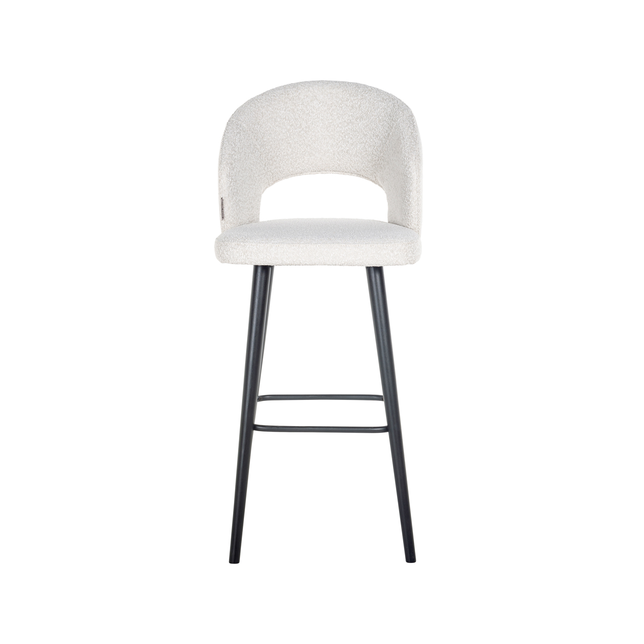 Richmond Interiors Barstoel Savoy white bouclé