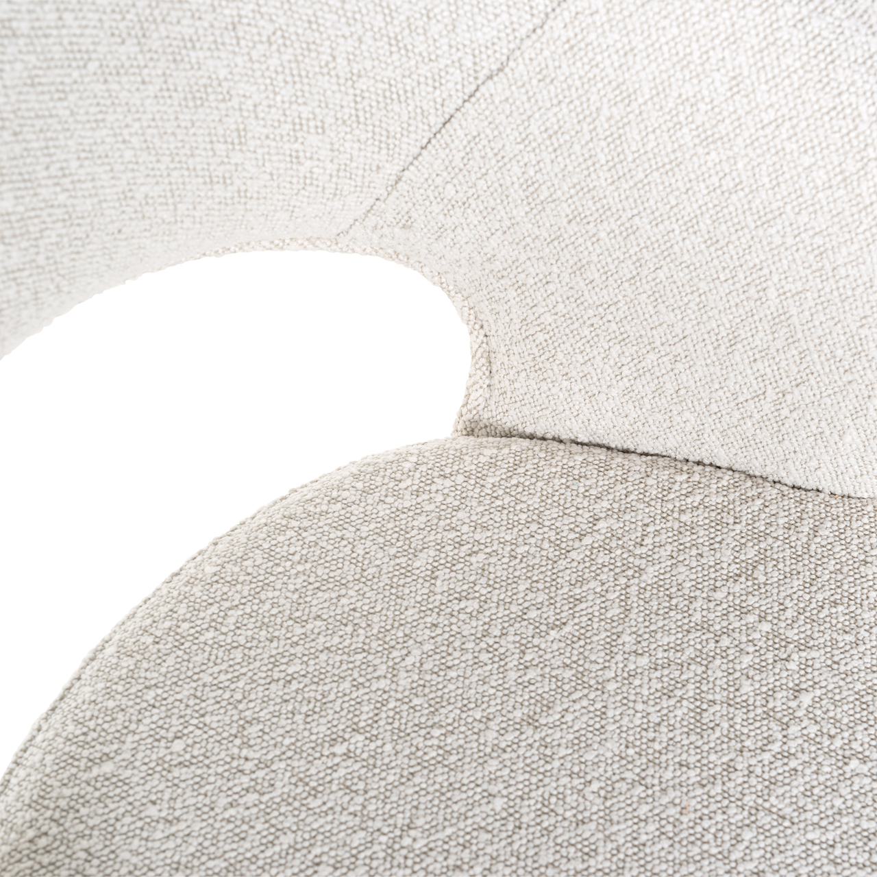 Richmond Interiors Barstoel Savoy white bouclé