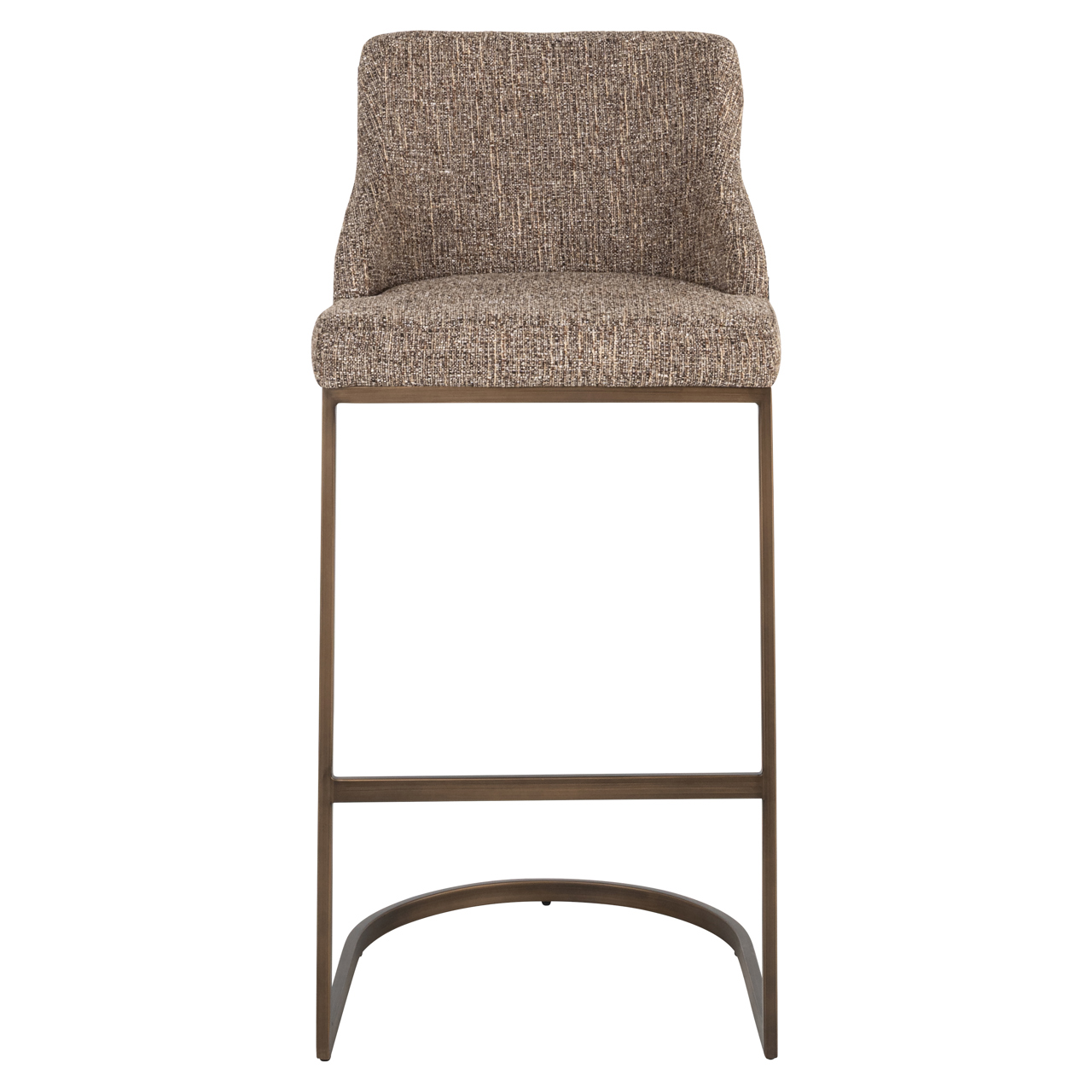 Richmond Interiors Barstoel Bolton brown tweed (Set of 2)