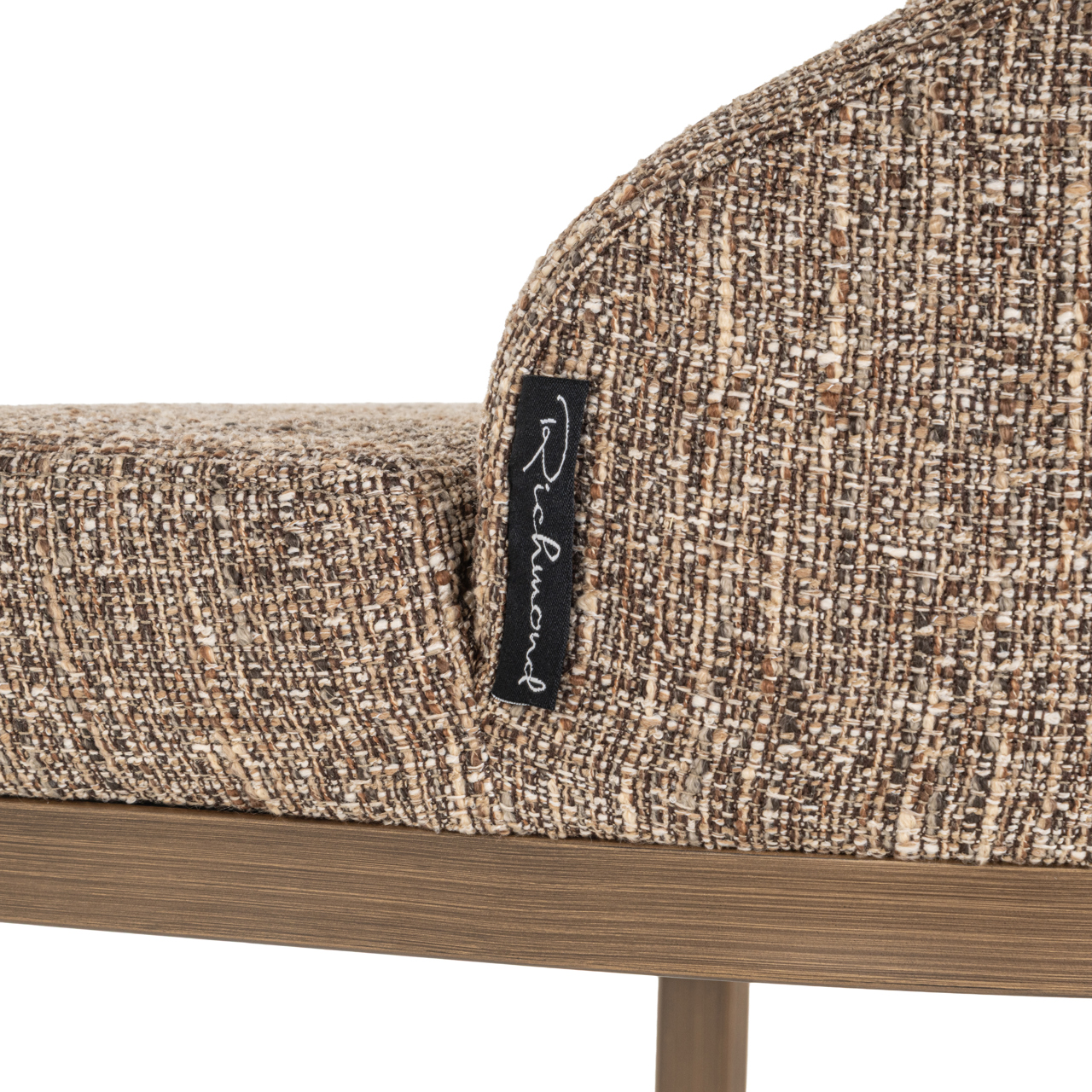 Richmond Interiors Barstoel Bolton brown tweed (Set of 2)