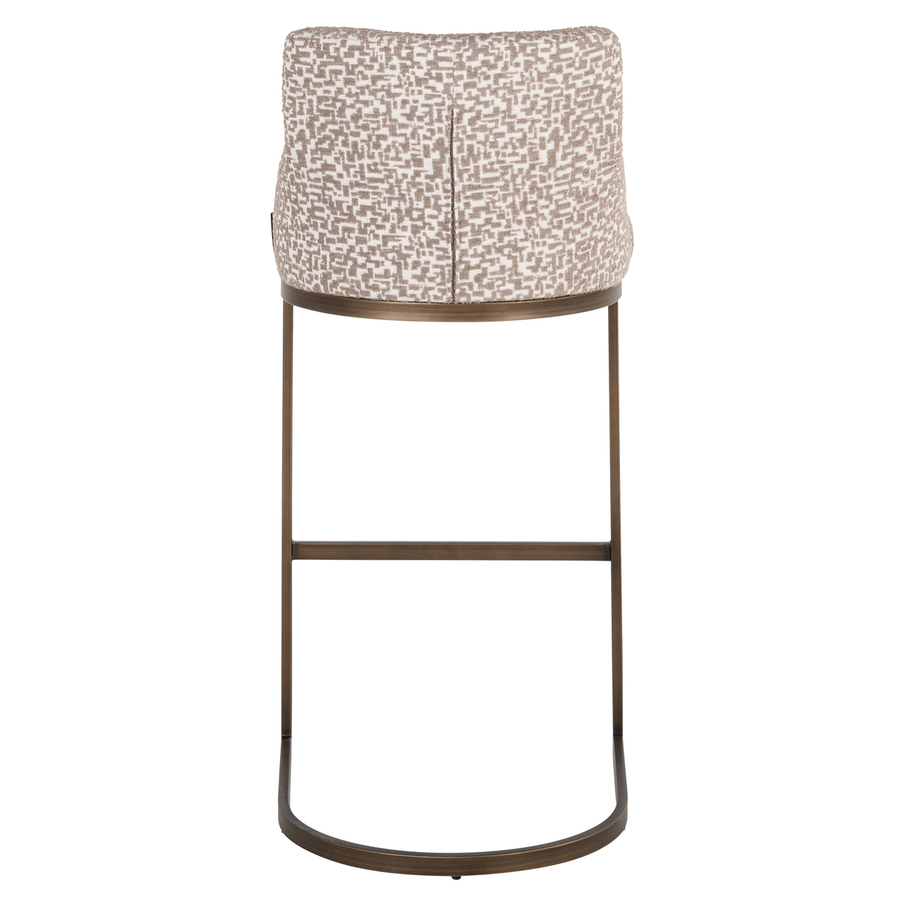 Richmond Interiors Barstoel Bolton natural geo (Set of 2)