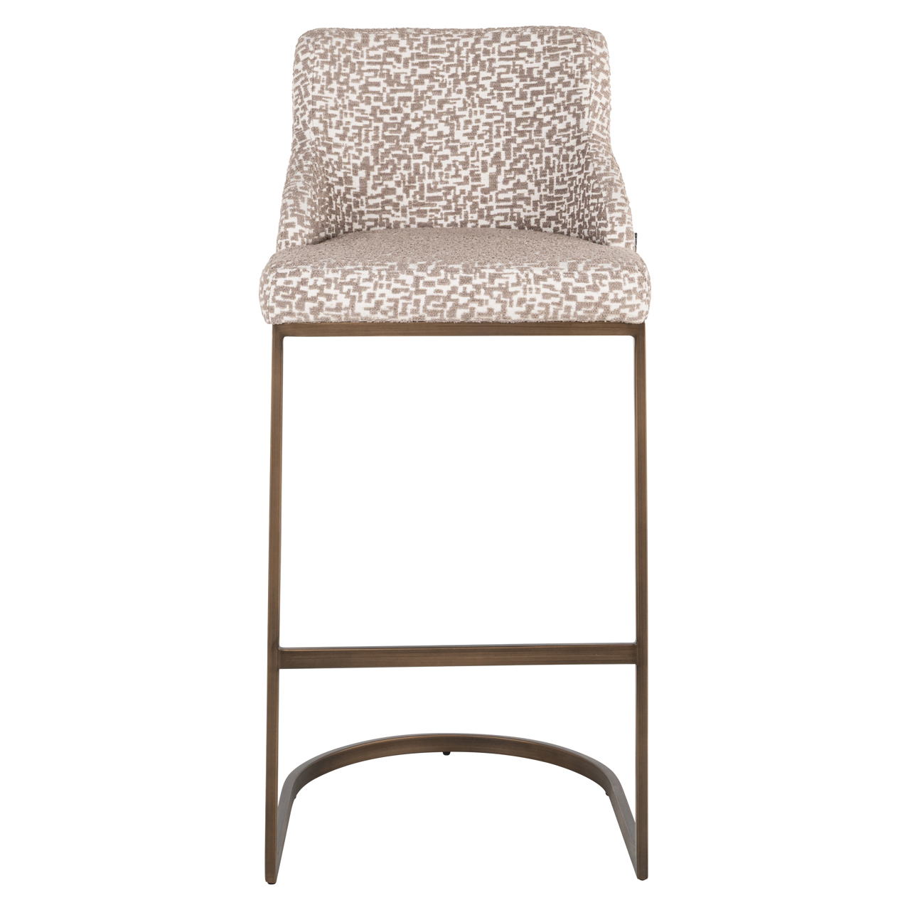Richmond Interiors Barstoel Bolton natural geo (Set of 2)