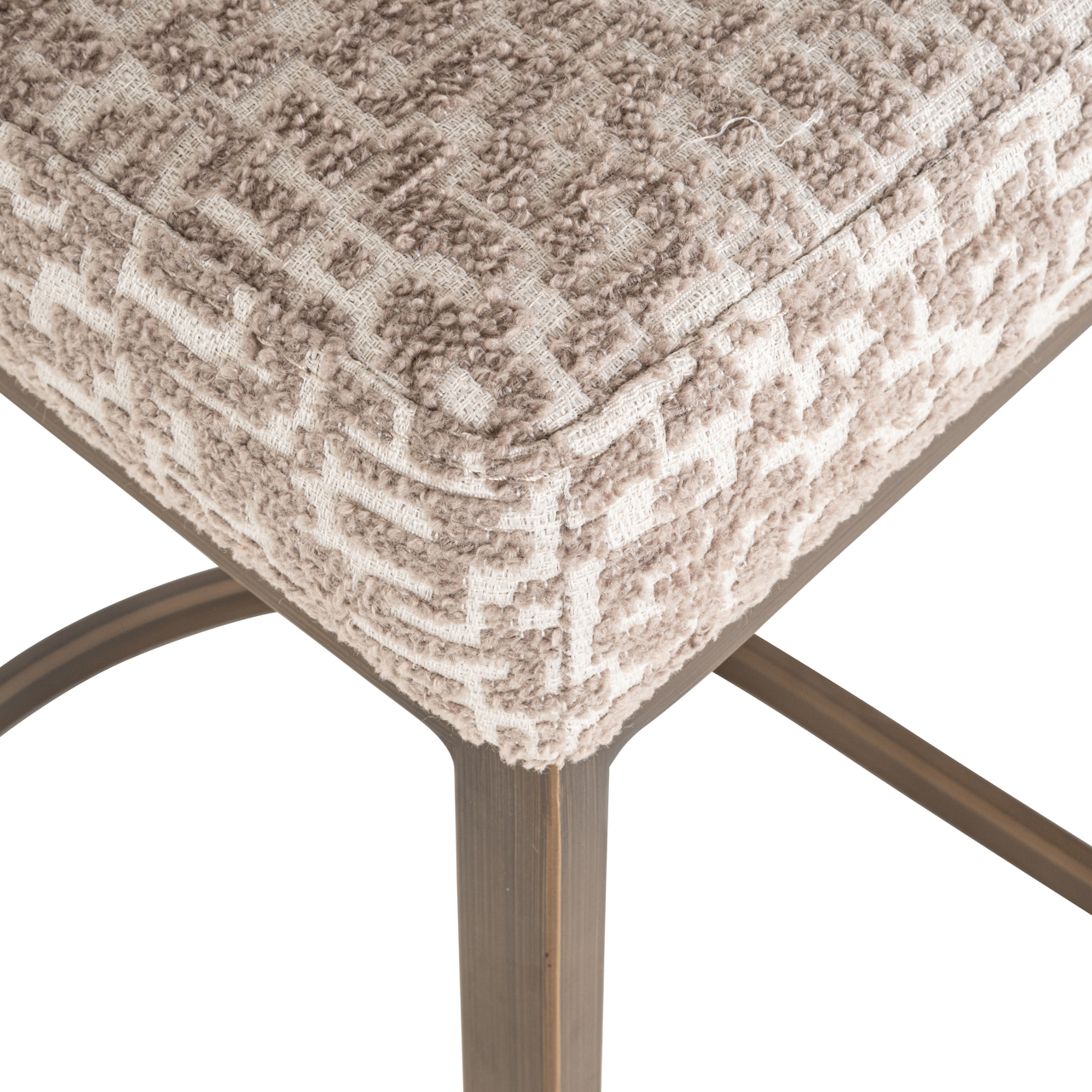 Richmond Interiors Barstoel Bolton natural geo (Set of 2)