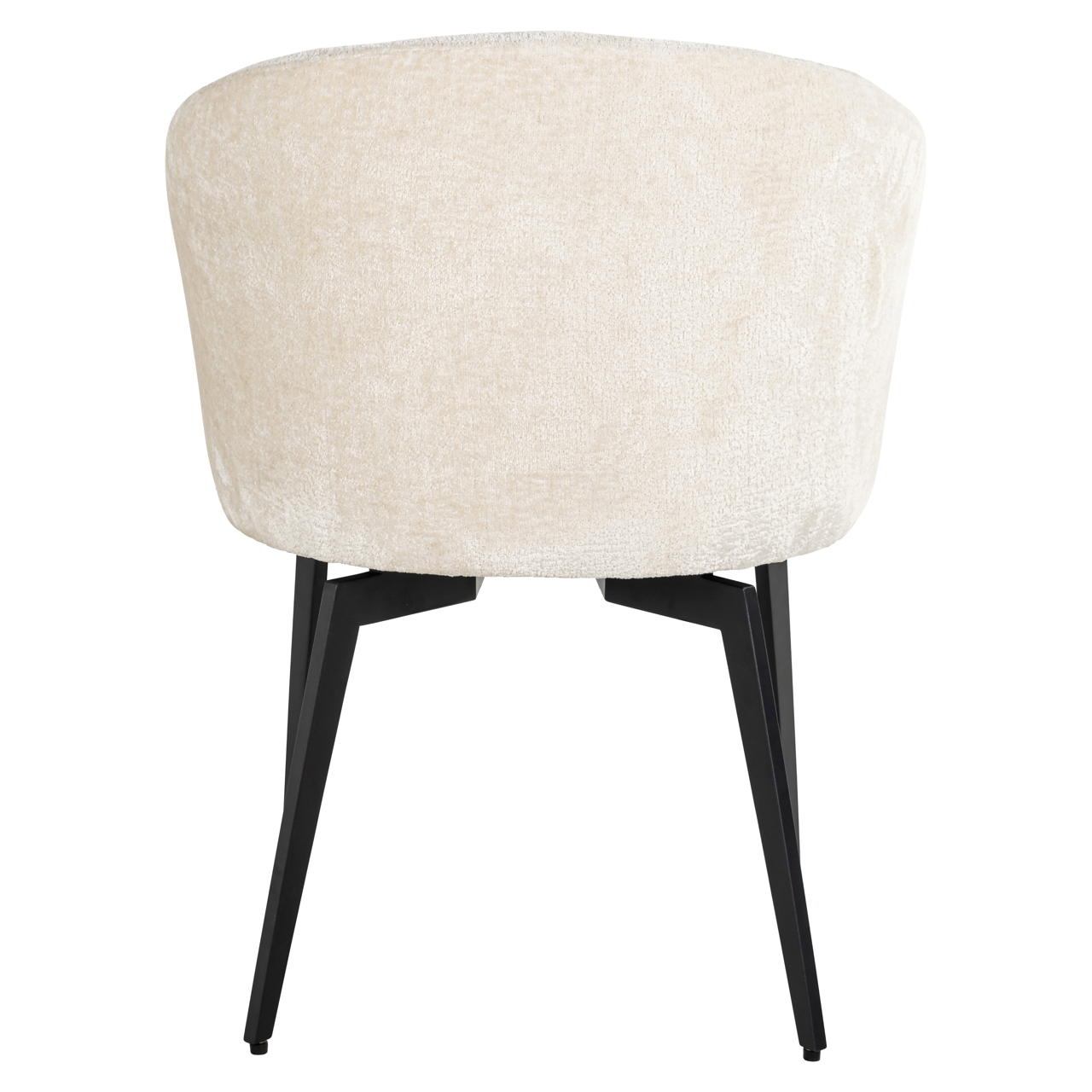 Richmond Interiors Eetkamerstoel Amphara FR white chenille fire retardant
