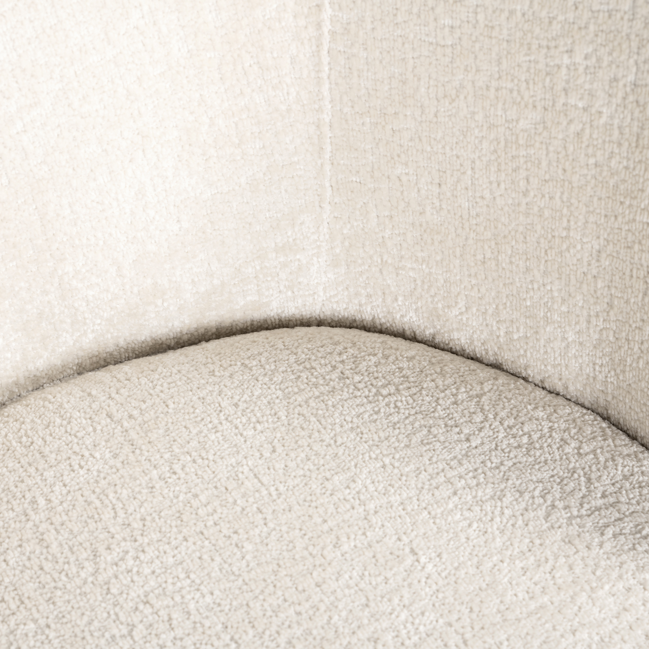 Richmond Interiors Eetkamerstoel Amphara FR white chenille fire retardant
