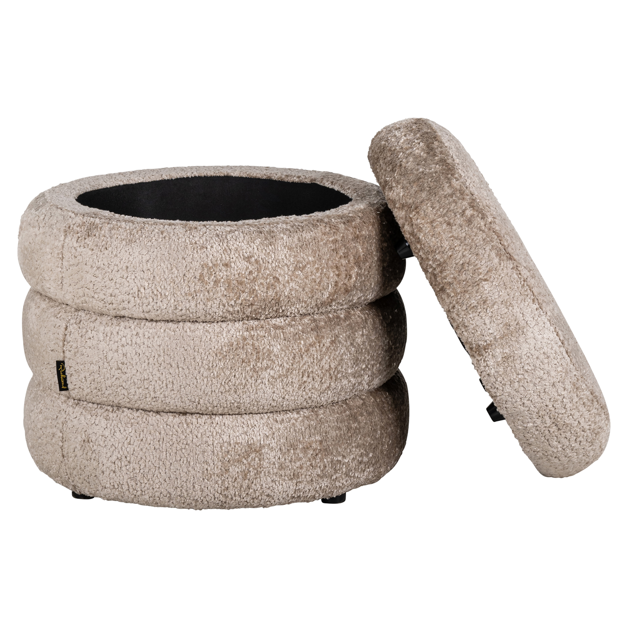 Richmond Interiors Poef & Voetenbank Adele sheep natural