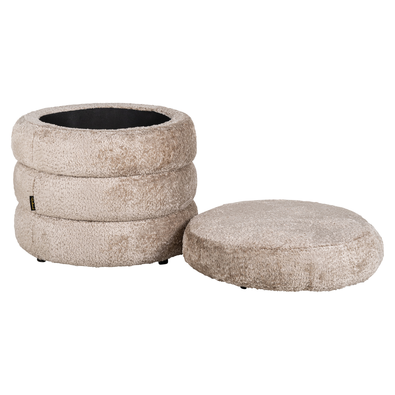 Richmond Interiors Poef & Voetenbank Adele sheep natural