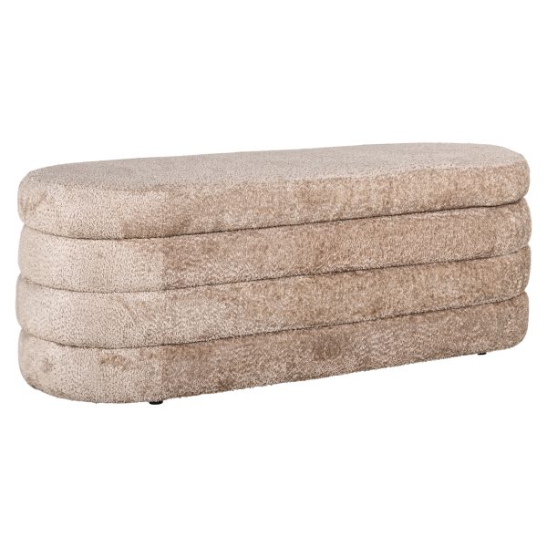 Richmond Interiors Poef & Voetenbank Camille sheep natural